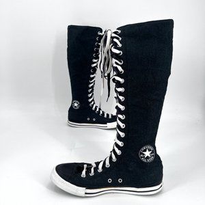 platform converse knee high